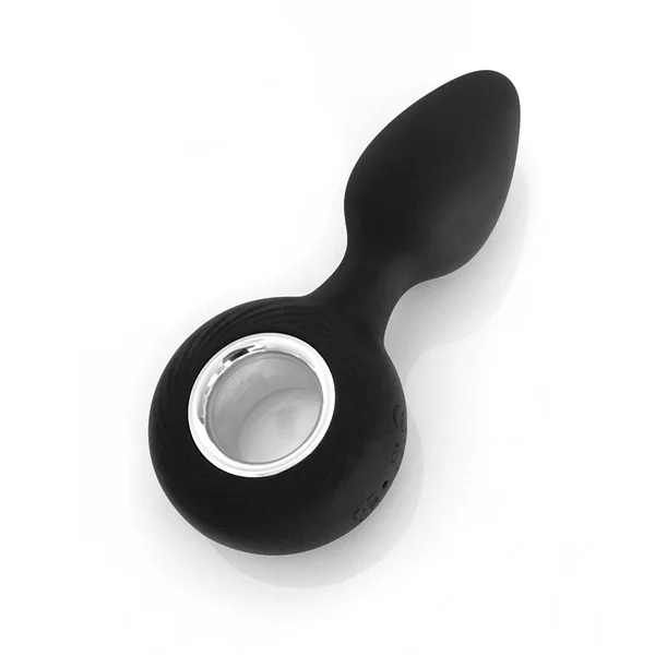 VERS Rechargeable Silicone Plug Vibe - Black 12.5 cm USB Rechargeable Vibrating Butt Plug — image 3 of 5
