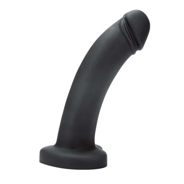 WhipSmart Heartbreaker 7'' Heart Base Dildo - Black 17.8 cm Dong with Heart Shaped Base — image 2 of 4
