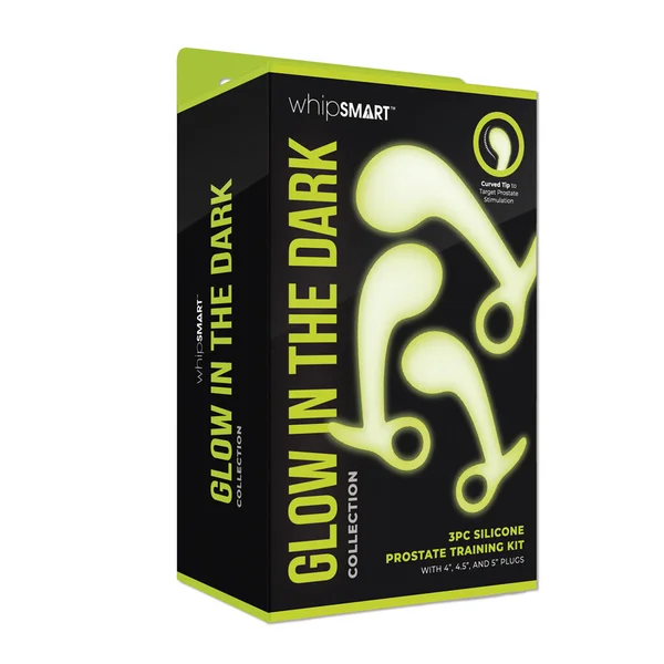 WhipSmart Glow In The Dark 3pc Prostate Training Kit - Glow In Dark Prostate Massagers - Set of 3 Sizes — image 3 of 3