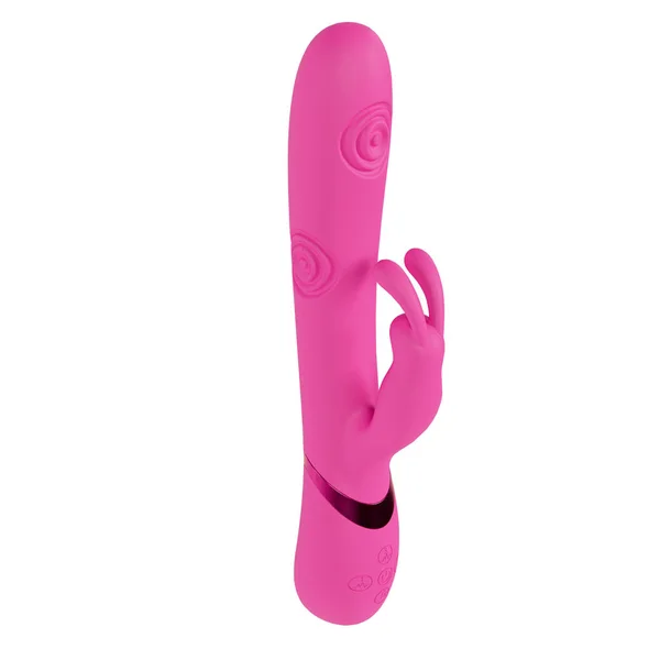 VIVE Mimi - Pink - Pink 25 cm USB Rechargeable Vibrating & Tapping Rabbit Vibrator — image 2 of 6