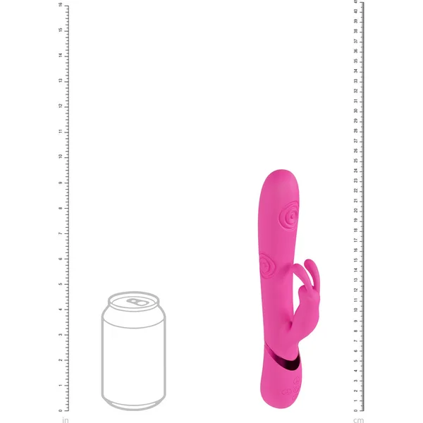 VIVE Mimi - Pink - Pink 25 cm USB Rechargeable Vibrating & Tapping Rabbit Vibrator — image 5 of 6