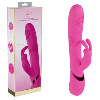 vive mimi pink pink 25 cm usb rechargeable vibrating tapping rabbit vibrator