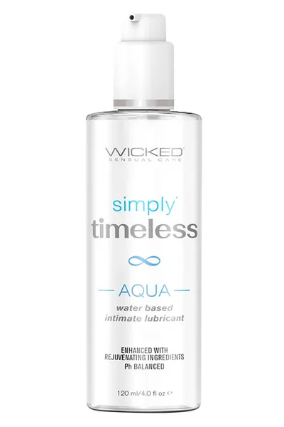 Wicked Simply Timeless Aqua Unscented Water Based Lubricant with Vitamin E | 120ml (4oz) — image 5 of 6