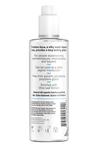 Wicked Simply Timeless Aqua Unscented Water Based Lubricant with Vitamin E | 120ml (4oz) — image 4 of 6