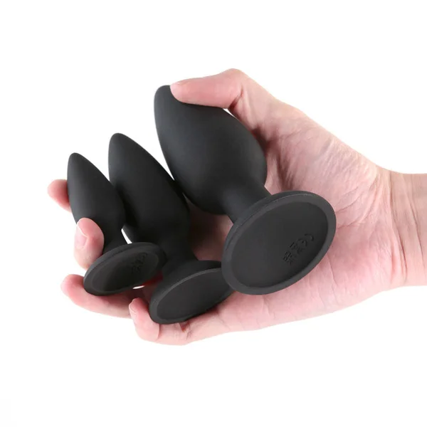 Renegade Triple Strike Kit - Black - Black Butt Plugs - Set of 3 Sizes — image 2 of 4