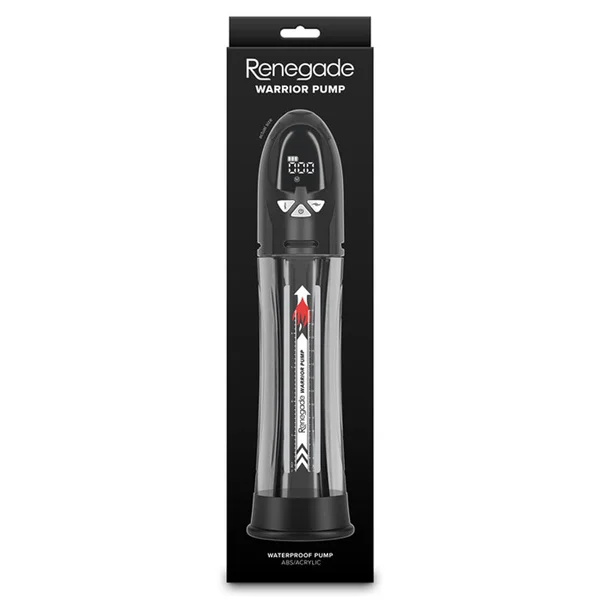 Renegade Warrior Pump - Black - Black/Clear Waterproof Automatic Penis Pump — image 4 of 4