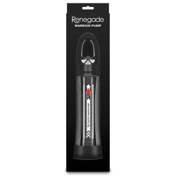 Renegade Warrior Pump - Black - Black/Clear Waterproof Automatic Penis Pump — image 3 of 4