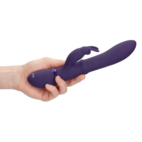 Vive Halo - Purple 24.5 cm USB Rechargeable Rabbit Vibrator — image 3 of 9