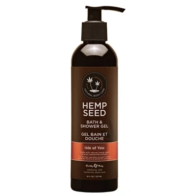 hemp seed bath shower gel isle of you isle of you coconut water citrus vanilla scented 237 ml bottle