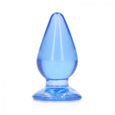 realrock 115 cm anal plug blue blue 115 cm 45 butt plug