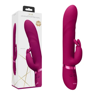 vive nari pink pink 241 cm usb rechargeable rabbit vibrator