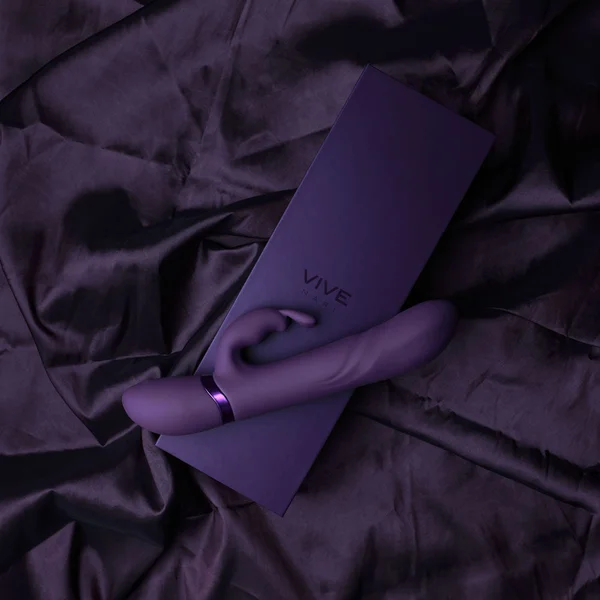 VIVE Nari - Purple - Purple 24.1 cm USB Rechargeable Rabbit Vibrator — image 2 of 9