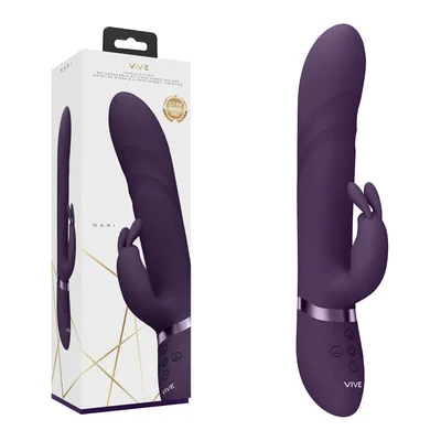 vive nari purple purple 241 cm usb rechargeable rabbit vibrator