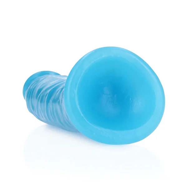 REALROCK 15.5 cm Slim Glow in the Dark Neon - Blue - Glow in Dark Blue 15.5 cm (6'') Dong — image 7 of 9