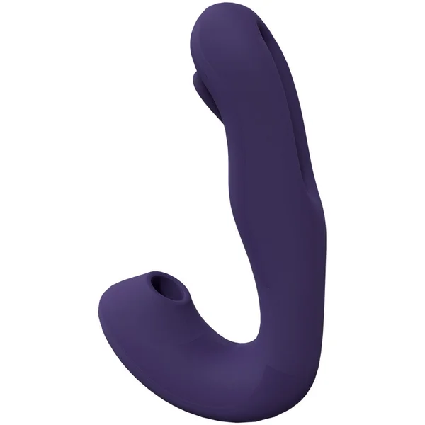 VIVE Yuna - Purple - Purple USB Rechargeable Flapping Vibrator with Air Pulsation — image 3 of 7