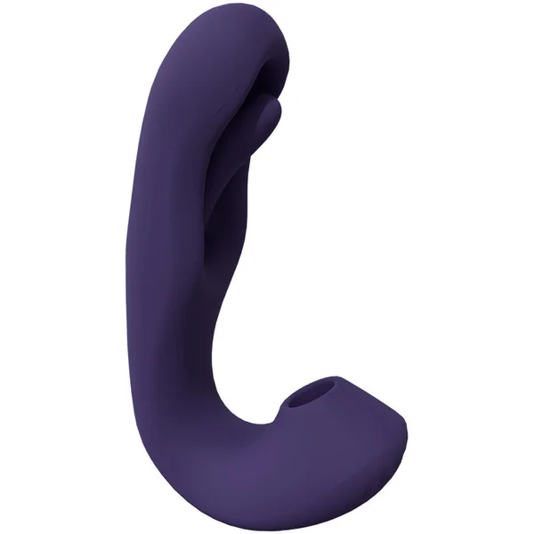 VIVE Yuna - Purple - Purple USB Rechargeable Flapping Vibrator with Air Pulsation — image 2 of 7