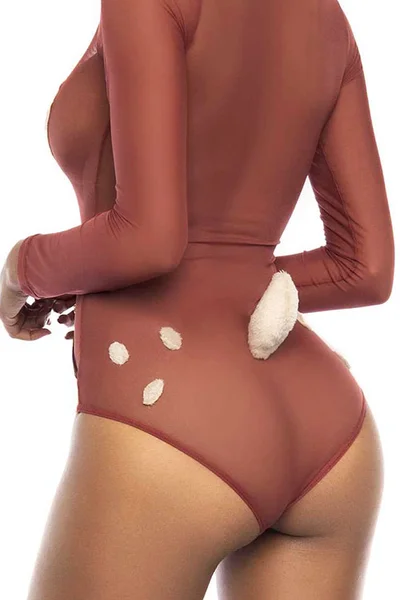Mapale by Espiral Sexy Babe Reindeer Bodysuit Costume — image 5 of 5