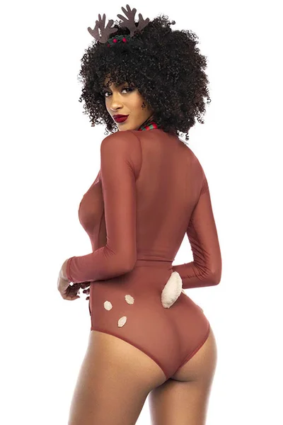 Mapale by Espiral Sexy Babe Reindeer Bodysuit Costume — image 2 of 5
