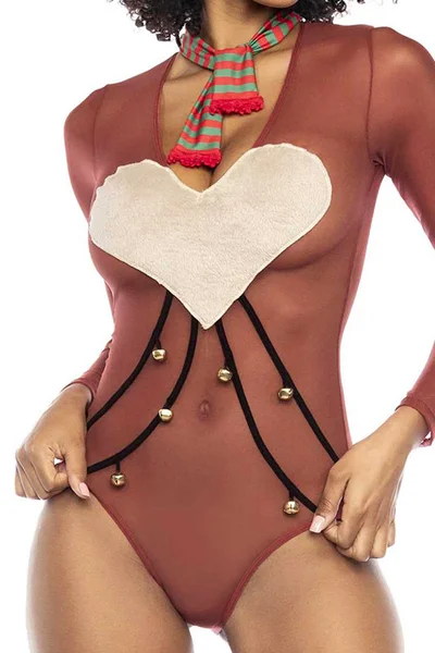 Mapale by Espiral Sexy Babe Reindeer Bodysuit Costume — image 4 of 5