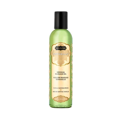 kama sutra naturals massage oil vanilla sandalwood 236ml 4oz