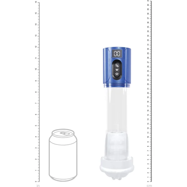 PUMPED HyperLift - Blue - Metallic Blue/Clear USB Rechargeable Auto Pump — image 4 of 5