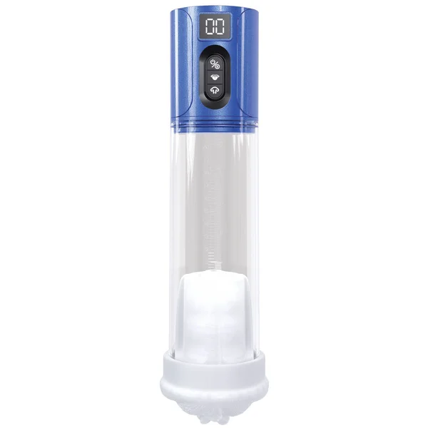 PUMPED HyperLift - Blue - Metallic Blue/Clear USB Rechargeable Auto Pump — image 2 of 5