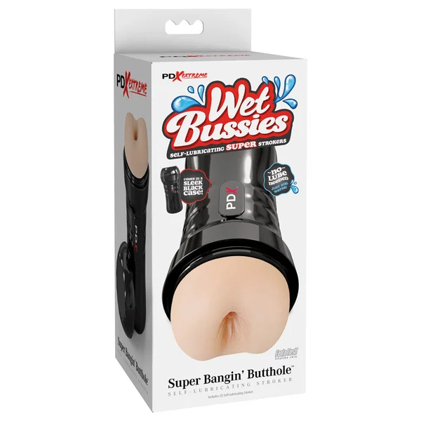 PDX Wet Bussies Super Bangin Butt - Light - Flesh Anal Stroker — image 7 of 7