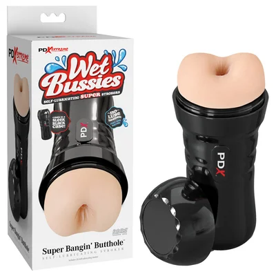 pdx wet bussies super bangin butt light flesh anal stroker