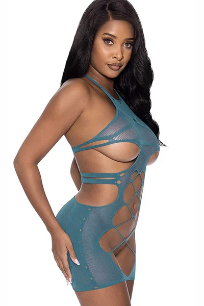 Magic Silk Flawless Bodystocking Halter Dress — image 3 of 5