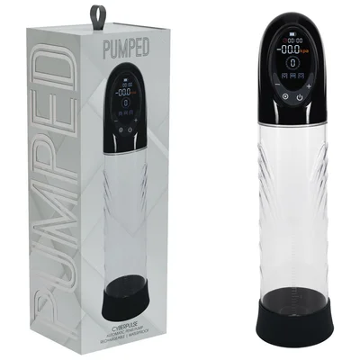 pumped cyberpulse automatic penis pump black blackclear usb rechargeable auto penis pump