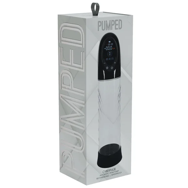 PUMPED CyberPulse Automatic Penis Pump - Black - Black/Clear USB Rechargeable Auto Penis Pump — image 4 of 4