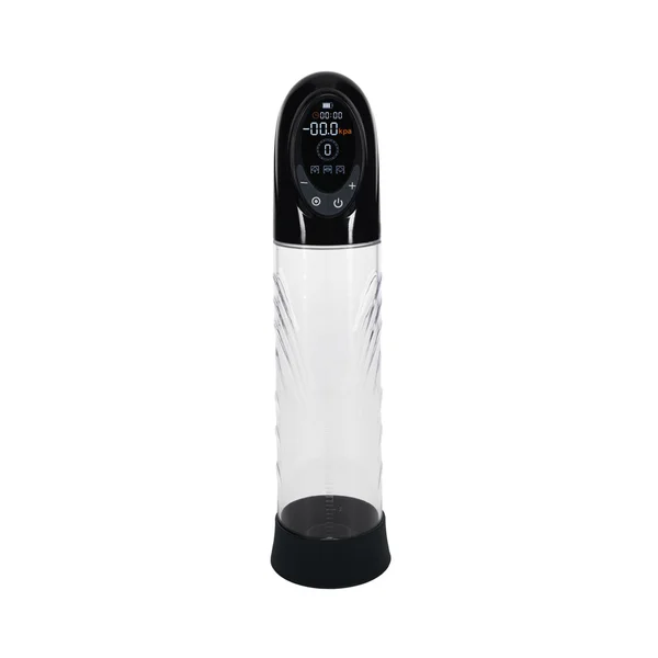 PUMPED CyberPulse Automatic Penis Pump - Black - Black/Clear USB Rechargeable Auto Penis Pump — image 2 of 4