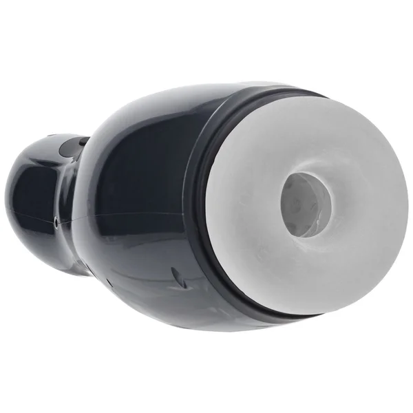 PUMPED Virtuo - Gunmetal - Gunmetal Grey/Clear USB Rechargeable Sucking And Vibrating Auto Masturbator — image 5 of 9