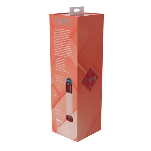 PUMPED Automatic Waterproof Pump - Metal Red - Red/Clear USB Rechargeable Automatic Penis Pump — image 5 of 5