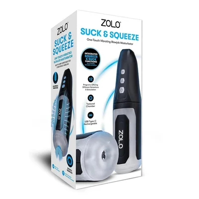 zolo suck squeeze usb rechargeable sucking auto masturbator