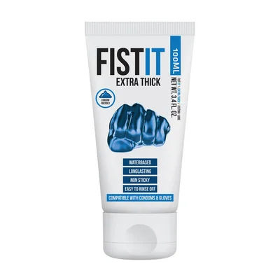 pharmquests fist it extra thick 100ml thick water based lubricant 100 ml tube