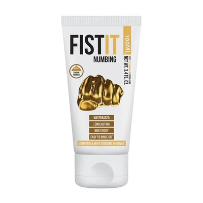 pharmquests fist it desensitiser 100 ml water based numbing lubricant 100 ml tube