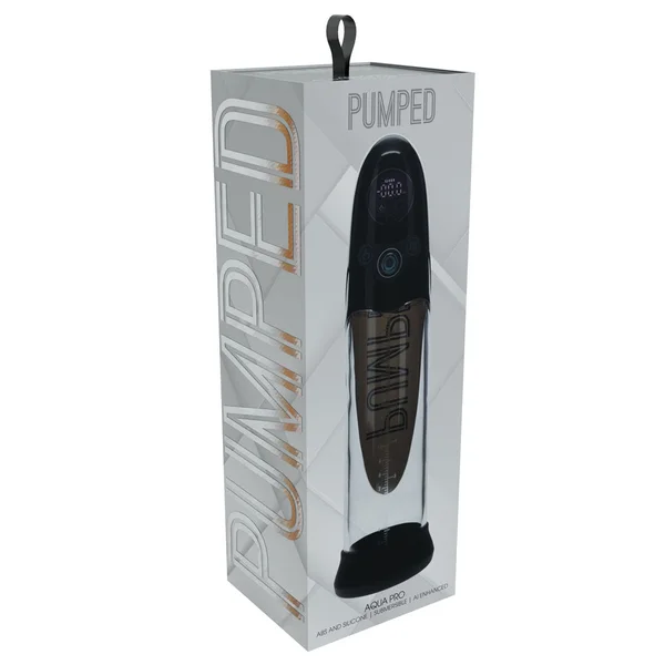 PUMPED Aqua-Pro Auto Pump - Black - Black/Clear USB Rechargeable AI-Enabled Submersible Auto Penis Pump — image 5 of 6