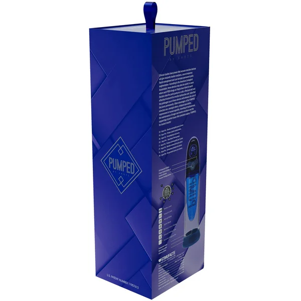 PUMPED Aqua-Pro Auto Pump - Blue - Blue/Clear USB Rechargeable AI-Enabled Submersible Auto Penis Pump — image 6 of 6