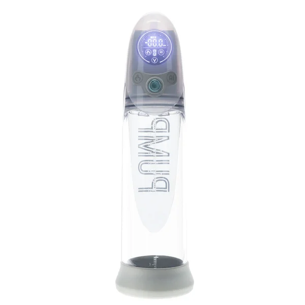 PUMPED Aqua-Pro Auto Pump - Grey - Grey/Clear USB Rechargeable AI-Enabled Submersible Auto Penis Pump — image 2 of 6