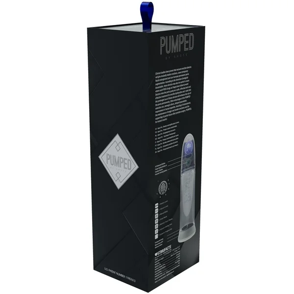 PUMPED Aqua-Pro Auto Pump - Grey - Grey/Clear USB Rechargeable AI-Enabled Submersible Auto Penis Pump — image 6 of 6