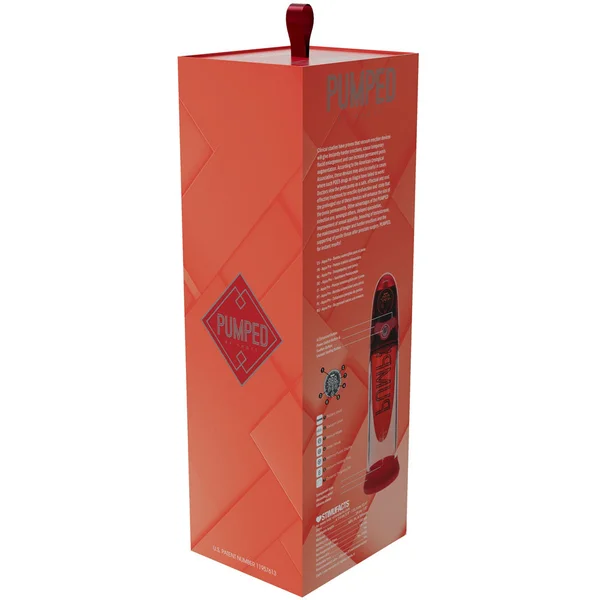 PUMPED Aqua-Pro Auto Pump - Red - Red/Clear USB Rechargeable AI-Enabled Submersible Auto Penis Pump — image 6 of 6