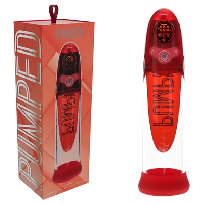 pumped aqua pro auto pump red redclear usb rechargeable ai enabled submersible auto penis pump