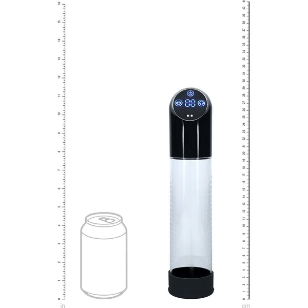 PUMPED Automatic Waterproof Pump - Black - Black/Clear USB Rechargeable Automatic Penis Pump — image 3 of 5