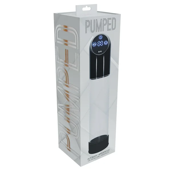 PUMPED Automatic Waterproof Pump - Black - Black/Clear USB Rechargeable Automatic Penis Pump — image 4 of 5
