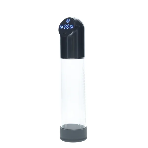 PUMPED Automatic Waterproof Pump - Gun Metal - Gunmetal/Clear USB Rechargeable Automatic Penis Pump — image 2 of 5