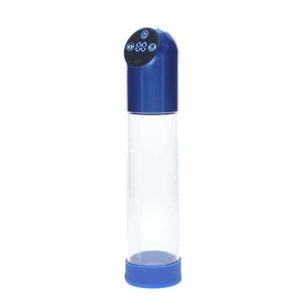 PUMPED Automatic Waterproof Pump - Metal Blue - Blue/Clear USB Rechargeable Automatic Penis Pump — image 2 of 5