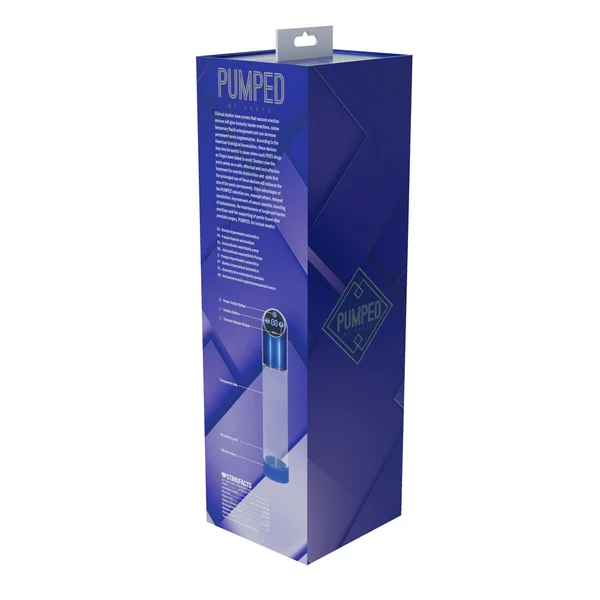 PUMPED Automatic Waterproof Pump - Metal Blue - Blue/Clear USB Rechargeable Automatic Penis Pump — image 5 of 5