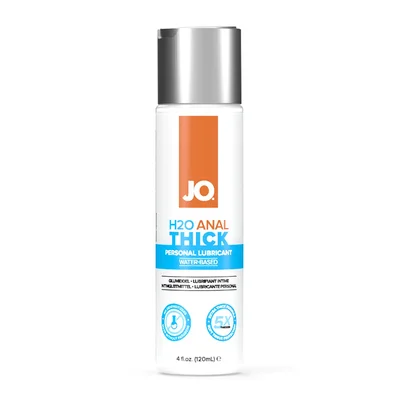 jo h2o anal thick lubricant 120ml 4oz