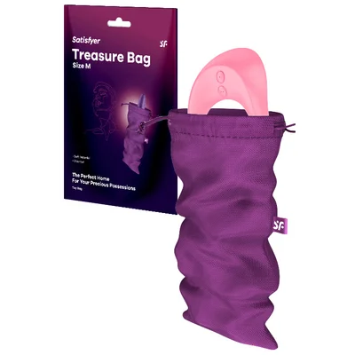 satisfyer treasure bag medium 94 toy storage bag